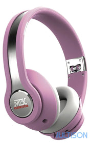 MTX iX1 Pink - Casque Hi-Fi Circum-Aural Haut-Parleurs Néodymes MTX