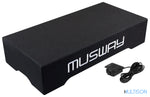 MUSWAY MF210A – Caisson Downfire Actif 25 cm avec Amplificateur Class D MUSWAY
