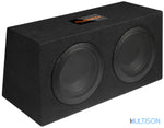 MUSWAY MR206Q – Caisson bass-reflex double subwoofers de 16,5 cm MUSWAY