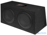 MUSWAY MR206Q – Caisson bass-reflex double subwoofers de 16,5 cm MUSWAY