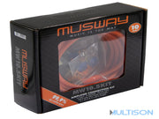 MUSWAY MW10.5KIT – Kit de câble Amplificateur 10 mm² (5 mètres) MUSWAY