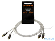 MUSWAY MW1RCA – câble RCA Stéréo 1 mètre (99,9% OFC) MUSWAY