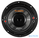 MUSWAY MWS822 – Subwoofer 20 cm (8”) en Design Plat MUSWAY