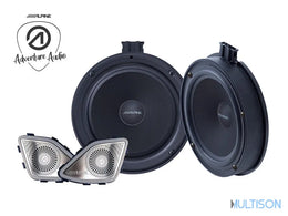 Alpine SPC-106T61 - Système de haut-parleurs avant 16,5 cm pour Volkswagen T6.1 Multison