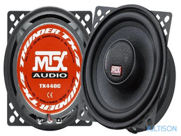MTX TX440C – Haut-parleurs Coax 2 Voies 10cm 4Ω 415 Watts Multison