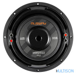 MUSWAY MWS1022 – Subwoofer 25 cm (10”) en Design Plat Multison