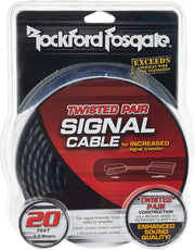 ROCKFORD RFI-20 – Câble RCA torsadé – 2 x 6 mètres – Audio stéréo blindé Multison.fr