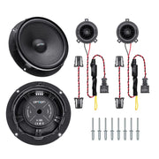 OPTION SET-105 – Kit DSP, Haut-Parleurs & Subwoofer pour Skoda Superb III | Plug & Play OPTION