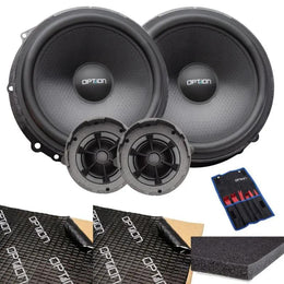 OPTION SET-108 – Kit Haut-Parleurs Avant pour Seat Leon 5F avec Insonorisation et Outils | Plug & Play OPTION