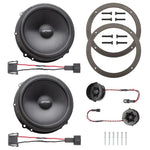 OPTION SET-108 – Kit Haut-Parleurs Avant pour Seat Leon 5F avec Insonorisation et Outils | Plug & Play OPTION