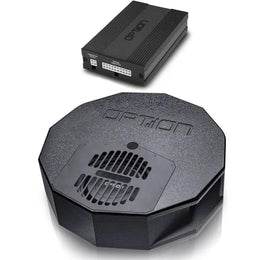 OPTION SET-112 – Seat Leon 5F (sans système audio) | Kit Audio DSP avec Subwoofer dans la Roue de Secours OPTION