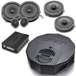 OPTION SET-293 – Soundsystem V3 pour Dacia Duster 3 avec DSP, Reserveradsubwoofer et kit Haut-Parleurs Front & Arrière OPTION