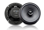 OPTION V-165X – Haut-parleurs coaxiaux Plug & Play 16,5 cm pour VW, Skoda & Seat OPTION