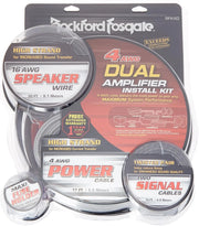 ROCKFORD RFK4D – Kit de câblage double ampli 4 AWG (Cuivre OFC) Rockford