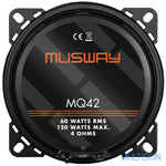 MUSWAY MQ42 – Haut-Parleurs Coaxiaux 10 cm, 60W RMS - Multison