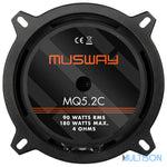 MUSWAY MQ5.2C – Haut-Parleurs Kit 2 Voies 13 cm, 90W RMS - Multison