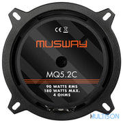 MUSWAY MQ5.2C – Haut-Parleurs Kit 2 Voies 13 cm, 90W RMS - Multison