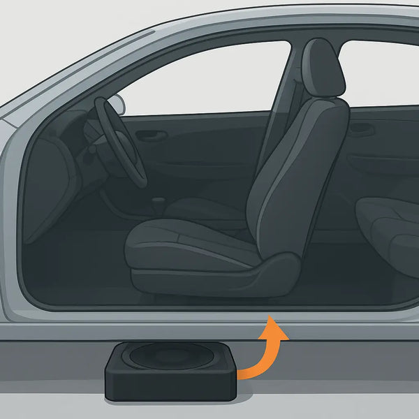 Installer-un-Caisson-de-Basse-sous-le-Siège-Avant-le-Guide-Complet Multison