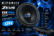 HIFONICS ZXE15S4 : le nouveau subwoofer ZEUS EVOLUTION 38 cm à seulement 129 € Multison