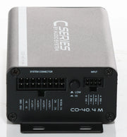 AUDIO SYSTEM CO-40.4 M – Amplificateur compact 4 canaux – 4x40 W RMS – 4 Ohms AUDIO SYSTEM