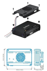 AUDISON AFM CLK – Kit de refroidissement avec support et ventilateur pour amplificateurs Forza Max AUDISON