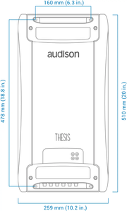 Audison Thesis TH Quattro – Amplificateur 4 canaux Classe A – 1040 W RMS – 4 x 260 W @ 2Ω AUDISON