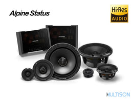 Alpine HDZ-653S - Haut-parleurs 16.5 cm 100 W RMS Hi-Res à 3 voies Alpine