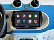 DYNAVIN D9-DF434 Premium – Autoradio Carplay Android 9 pouces pour Smart Fortwo (à partir de 2016) DYNAVIN
