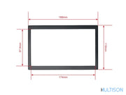 DYNAVIN MFK-H - Cage Métallique Universelle 112mm & Cadre Plastique 118mm DYNAVIN