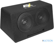 ESX DBP208Q - Kit Subwoofers à Double Bass-Reflex avec Amplificateur Classe D ESX