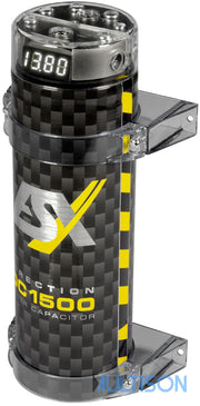 ESX DC1500 - Condensateur 1.5 Farad avec Bloc de Distribution ESX