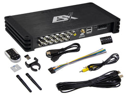 ESX QE812SP – Processeur de Son Numérique 12 Canaux avec Lecteur Audio HD ESX