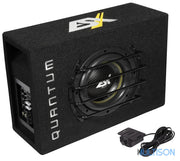 ESX QXB6A - Caisson de Basses Actif Bass-Reflex 6.5” avec Amplificateur Intégré ESX