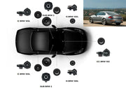 FOCAL ACOUSTIC 7.2 BMW E63 – Kit audio complet 7 canaux – Haute fidélité – Subwoofers – 2 Ohms Focal