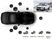 Focal Inside Mercedes GLC 2 ACOUSTIC 7.2 – Kit 7 haut-parleurs + 2 subwoofers Focal
