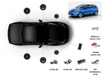 Focal Inside Renault Clio IV Grandtour ACTIVE 6.0 – Kits avant + arrière + Amplificateur Focal