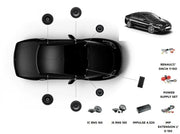 Focal Inside Renault Laguna 3 ACTIVE 6.0 – Kits avant + arrière + Amplificateur Focal