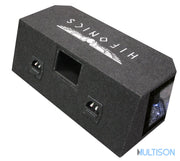 HIFONICS MR8DUAL - Caisson de Basses Bandpass 2x 20 cm LED 600 Watts RMS HIFONICS