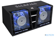HIFONICS MXZ12Dual - Caisson de Basses Dual Bandpass 2 x 30 cm 2000 W RMS HIFONICS