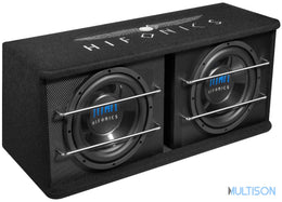 HIFONICS TD250R - Caisson Passif 2 x 25 Cm Bass-Reflex 600 Watts RMS HIFONICS
