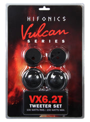 HIFONICS VX6.2T - Tweeters 25 mm Haute Précision 100 Watts RMS HIFONICS