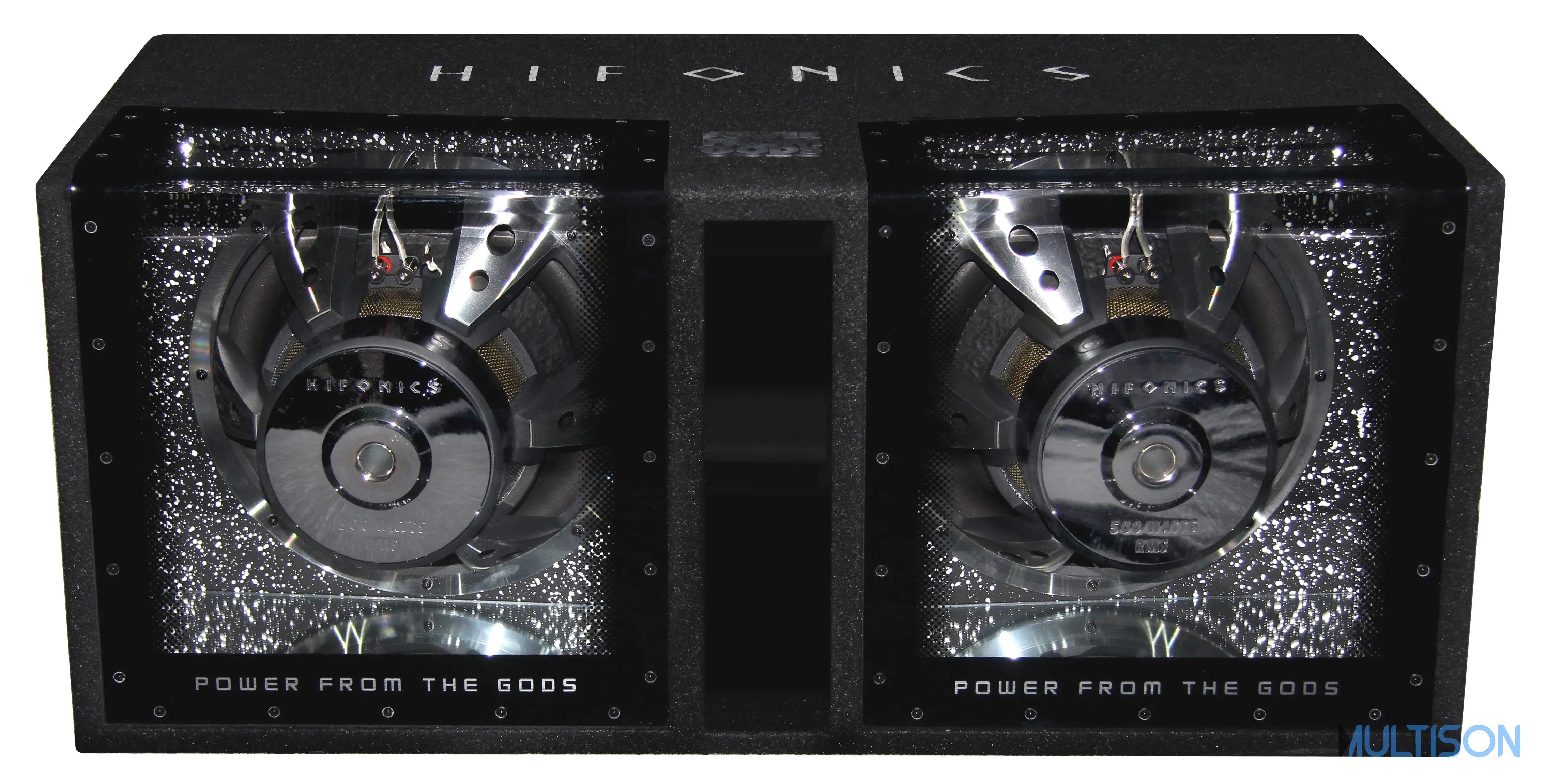 ハリトス2箱 HIFONICS ZRX12DUAL Double Bandpass Subwoofer 2 x 30 cm 1000 Watts