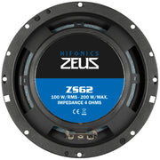 HIFONICS ZS62 - Haut-Parleurs Coaxiaux 16,5 cm 100 Watts RMS HIFONICS