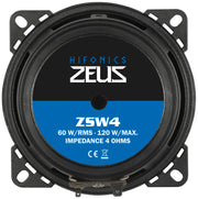 HIFONICS ZSW4 - Haut-Parleur Kickbass 10 cm 60 Watts RMS HIFONICS