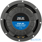 HIFONICS ZX6.2C - Kit 2 Voies Séparées 16,5 cm 125 watts RMS HIFONICS