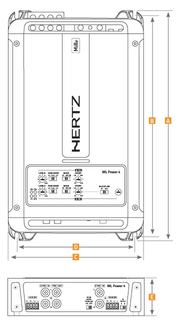 HERTZ ML Power 4 – Amplificateur 4 Canaux Haute Performance | 1000 W RMS Total Hertz
