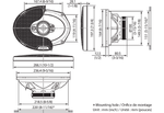 KENWOOD KFC-PS6997 – Enceintes elliptiques 6