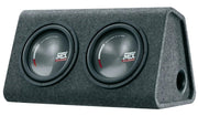 MTX RTP12x2 – Caisson actif bass-reflex double 30 cm – 360 W RMS – 4 Ohm MTX