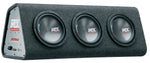 MTX RTP8x3 – Caisson actif bass-reflex triple subwoofer 20 cm – 360 W RMS – 4 Ohm MTX
