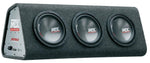 MTX RTP8x3 – Caisson actif bass-reflex triple subwoofer 20 cm – 360 W RMS – 4 Ohm MTX